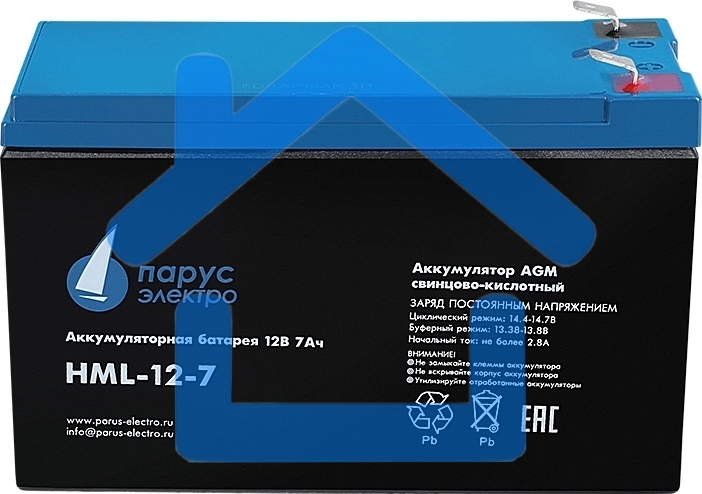 Батарея Парус Электро, профессиональная серия HML-12-7
