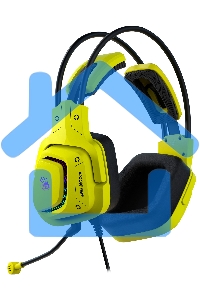 Наушники с микрофоном A4Tech Bloody G575 Punk желтый/черный 2м мониторные USB оголовье (G575 PUNK)