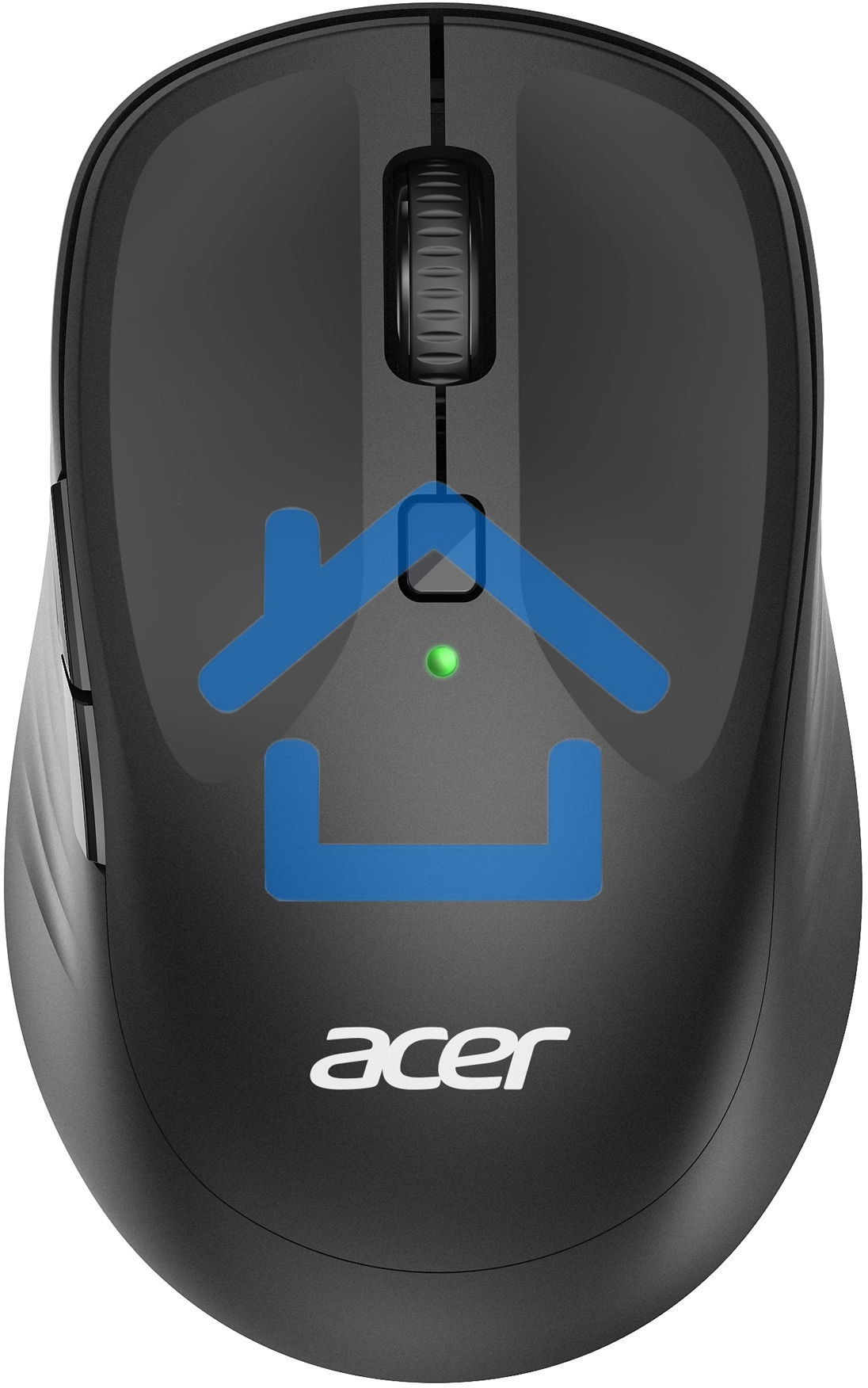 Мышь беспроводная Acer OMR300 черный, 1600 dpi, радиоканал, USB, кнопки - 6