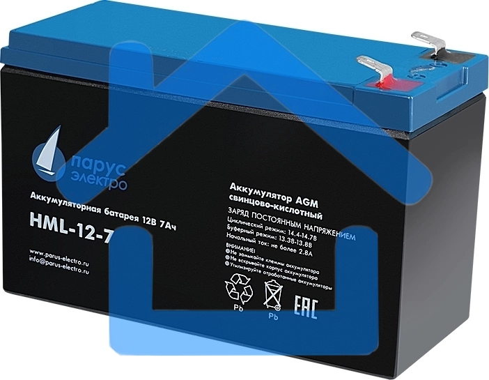 Батарея Парус Электро, профессиональная серия HML-12-7