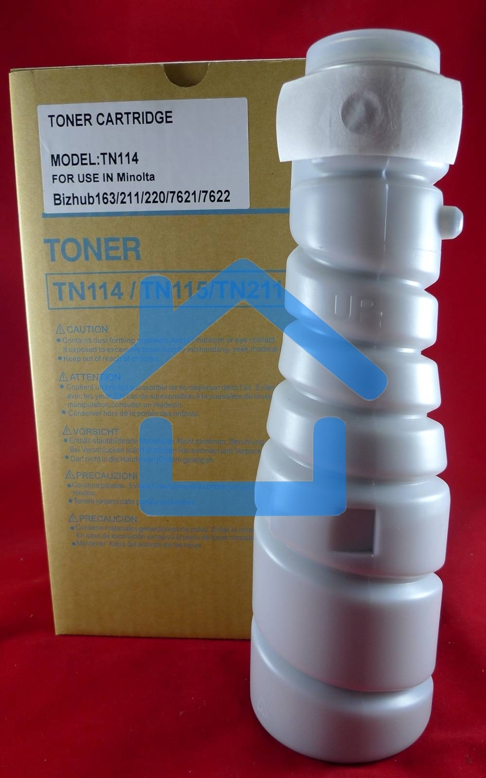 Тонер Konica-Minolta Di152/183/211/1611/2011/bizhub 162/163/210/211 тип 106B/TN-114 (туба 413 гр.) JPN