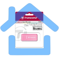Считыватель карты памяти Transcend All in1 Multi Card Reader, Pink