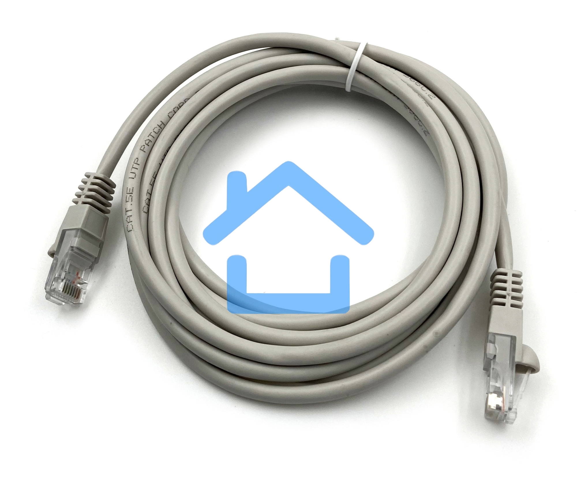Патч-корд Buro UTP cat5E 3м серый RJ-45 (m)-RJ-45 (m)