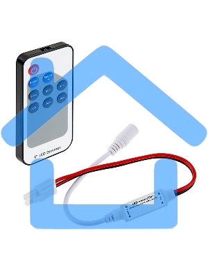 Мини диммер радио LED (RF) с пультом Д/У 72 W/144 W, 9 кнопок