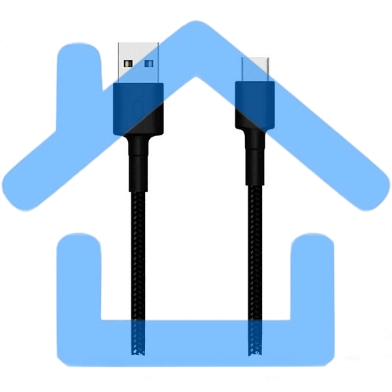 USB-кабель Xiaomi Mi Braided USB Type-C Cable SJX10ZM 100см черный