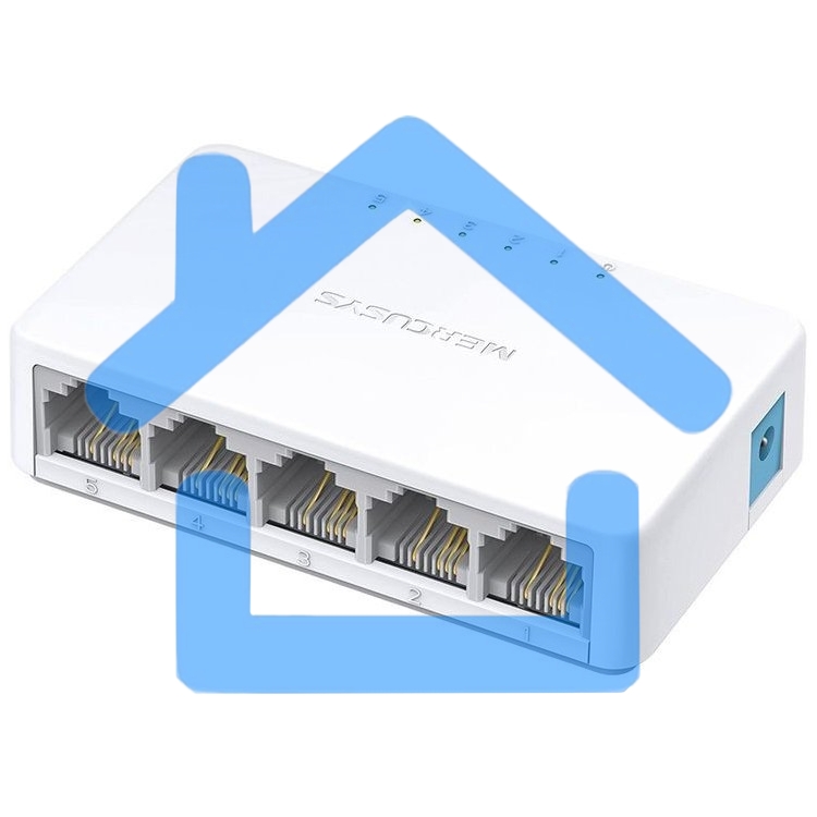 Коммутатор Mercusys MS105, 5 портов Ethernet 100 Мбит/с