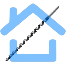 Сверло по дереву Matrix шнековое, 20 х 460 мм, 6-гранный хвостовик