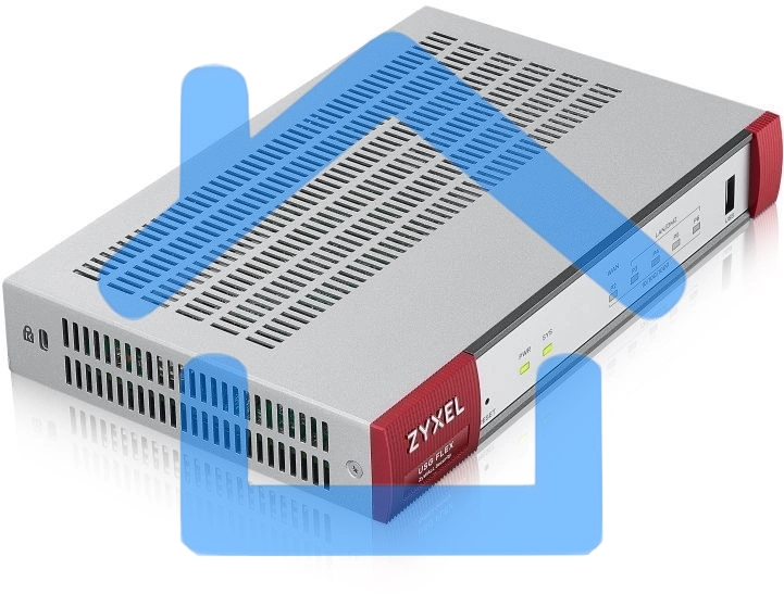 Межсетевой экран и Wi-Fi контроллер Zyxel USG FLEX 100, 1xWAN GE, 1xOPT GE (LAN/WAN), 3xLAN/DMZ GE, 1xUSB3.0, AP Controller (8/24), NebulaFlex **