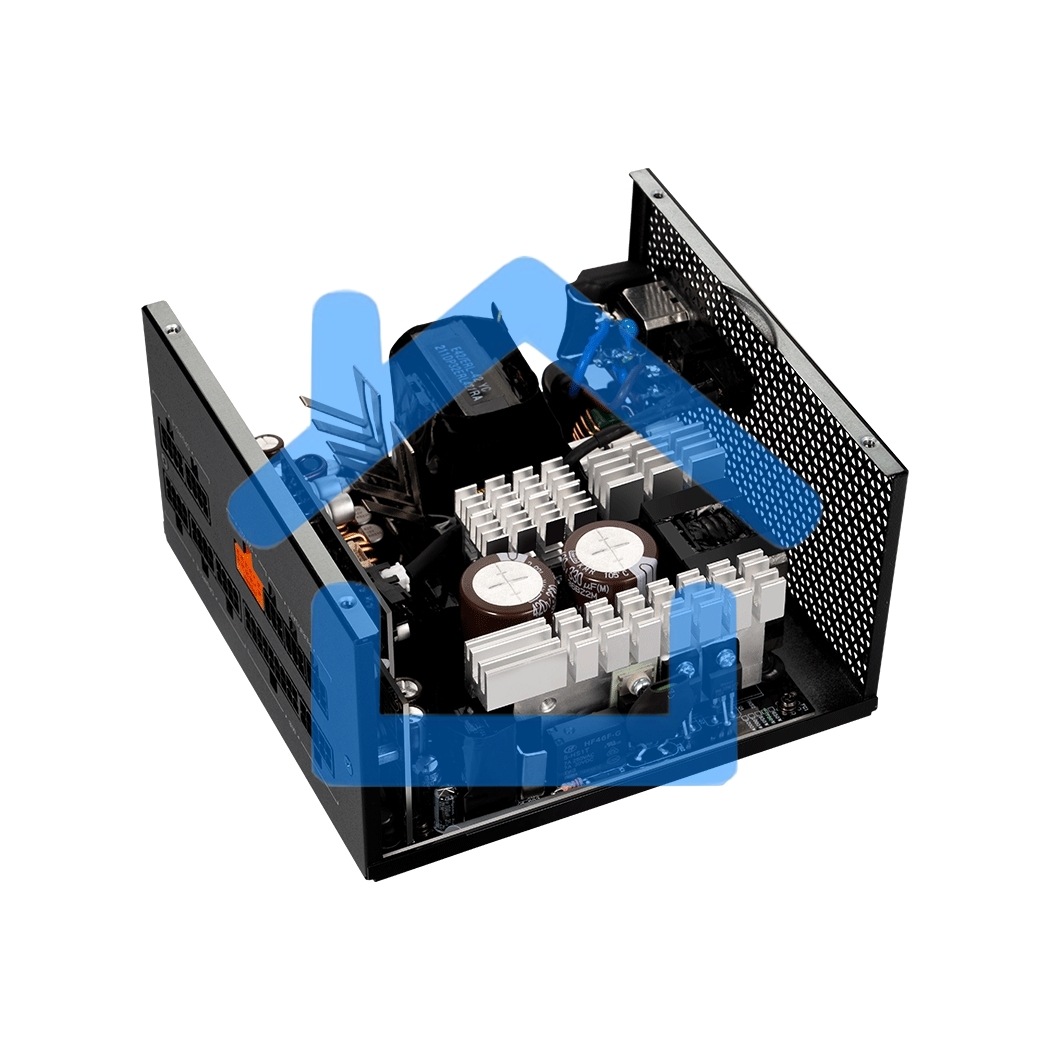 Блок питания PCCOOLER, 750W 80 PLUS Gold (ATX, 3.1, PCIe 5.1 600W, Full modular, 1x24(20+4)pin 550мм, 2xCPU 8(4+4)pin 650мм, 3xPCIe 8(6+2)pin 500мм, 1x12V(2x6) 12+4pin 650мм, 3xSATA*3+MOLEX4pin*1 450+120+120+120мм, Active, 135x135mm, 150x150x86mm, APFC, O