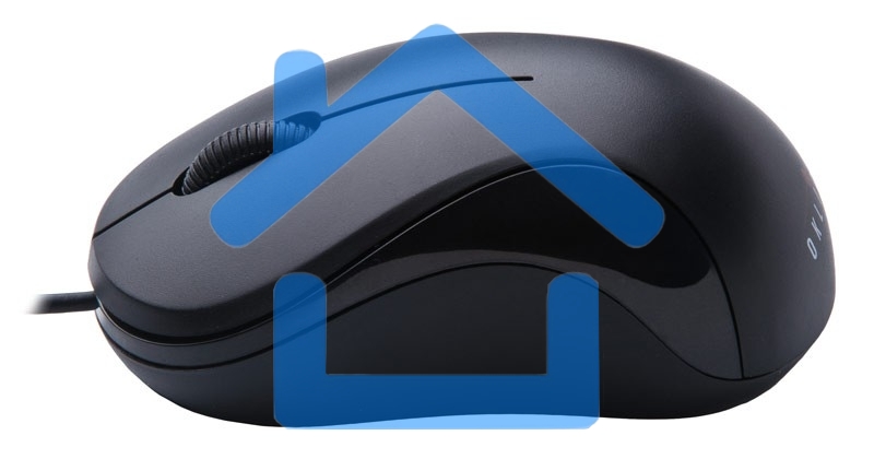 Мышь проводная Oklick 115S черный, 1200 dpi, USB, кнопки - 3