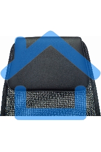 Кресло компьютерное Бюрократ KB-5M TW-01 3C11 черный, сетка/ткань, с подголов. крестовина металл хром