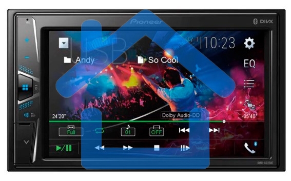 Автомагнитола Pioneer DMH-G225BT 2DIN 4x50Вт