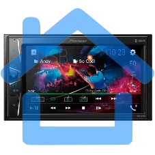 Автомагнитола Pioneer DMH-G225BT 2DIN 4x50Вт