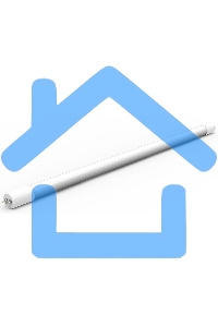 Лампа светодиодная Gauss Elementary T8 10Вт 4000К G13 780лм 600мм стекло поворотная