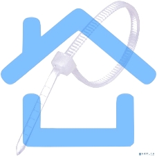 Стяжка нейлоновая Exegate EX253850RUS неоткрывающаяся CV-200W, 200мм, упак. 100шт белая