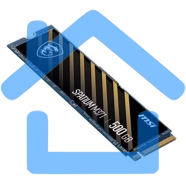 Накопитель SSD MSI 500Gb SPATIUM M371 M.2(22x80мм), NVMe, PCIe 3.0 x4, 3D TLC, R/W 2200/1150, IOPs 60 000/200 000, TbW 110, DWPD 0.12