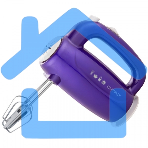 Миксер Energy EN-295P, 5 скоростей, 300 Вт, фиолетовый