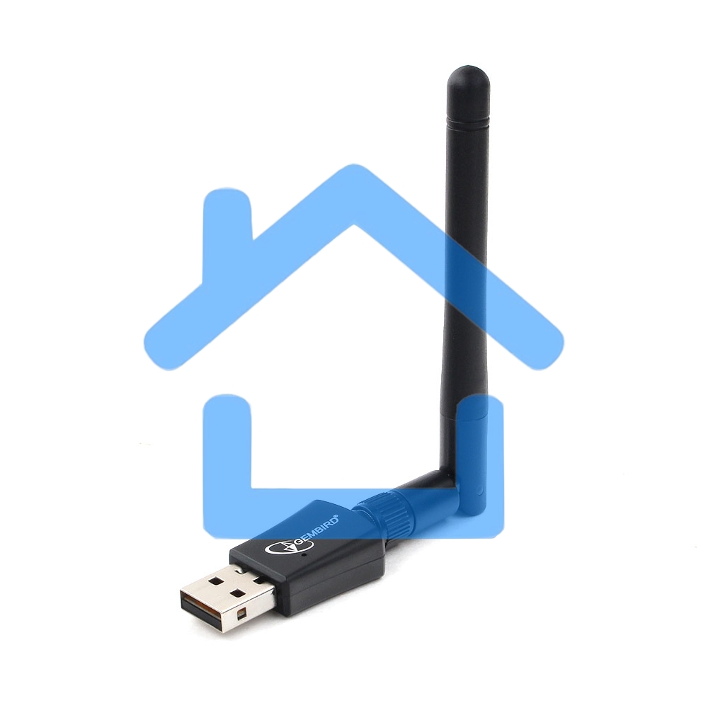 Сетевой двухдиапазонный Wi-Fi USB-адаптер Gembird 600 Мбит, USB, 802.11b/g/n/ac/а