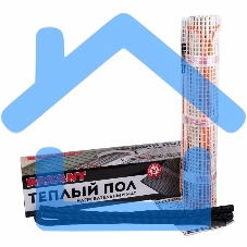 Теплый пол (нагревательный мат) Rexant Extra, площадь 6,0 м2 (0,5 х 12,0 метров), 960Вт, (двух жильный)