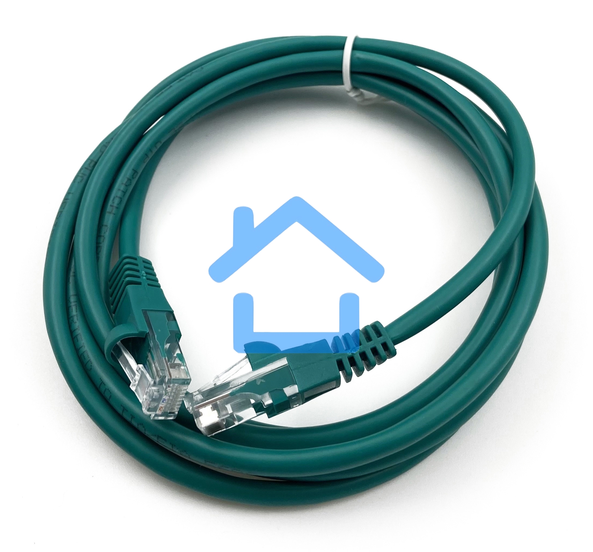 Патч-корд Buro UTP cat5E 2м зеленый RJ-45 (m)-RJ-45 (m)