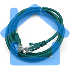 Патч-корд Buro UTP cat5E 2м зеленый RJ-45 (m)-RJ-45 (m)