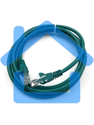 Патч-корд Buro UTP cat5E 2м зеленый RJ-45 (m)-RJ-45 (m)