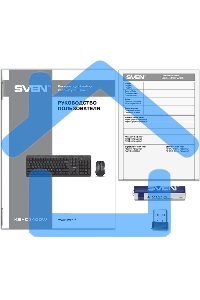 Беспроводной набор SVEN KB-C3400W клавиатура+мышь
