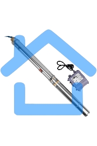 Скважинный насос DWC-3-60, центробежный, диаметр 3