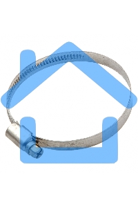 Хомуты нержав. сталь, стандартное болтовое крепление 50-70 мм, ширина 9 мм, 50 шт. Сибртех