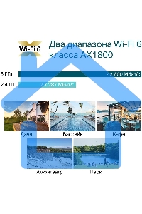 Точка доступа AX1800 Indoor/Outdoor Dual-Band Wi-Fi 6 Access Point