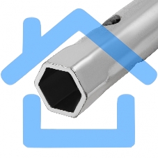 Ключ-трубка Matrix торцевой 17 x 19 мм, оцинкованный 13718