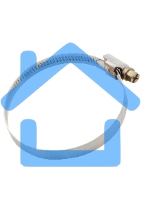 Хомуты нержав. сталь, стандартное болтовое крепление 50-70 мм, ширина 9 мм, 50 шт. Сибртех