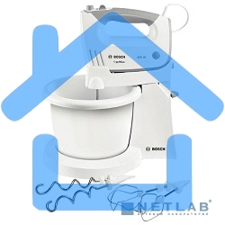 Миксер стационарный Bosch MFQ36460 450Вт белый/серый