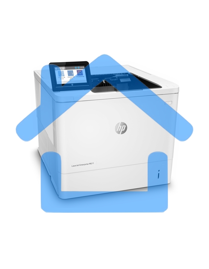 Принтер лазерный HP LaserJet Enterprise M611dn (7PS84A), A4, ч/б, печ. до 61 стр/мин., 1200 x 1200 dpi, USB, RJ-45