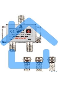 Делитель ТВ х 2 + 3шт. F 