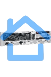 Комплект клавиатура + мышь Defender C-915 RU черный USB Беспроводной, полноразмерный