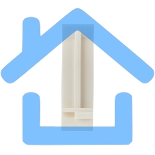 Крепеж-клипса для монтажного пистолета Ø 40 мм, белая (25 шт/уп) Rexant