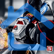 Углошлифовальная машина ЗУБР 125 мм, 1500 Вт, регулировка оборотов, серия Профессионал.