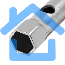 Ключ-трубка Matrix торцевой 17 x 19 мм, оцинкованный 13718