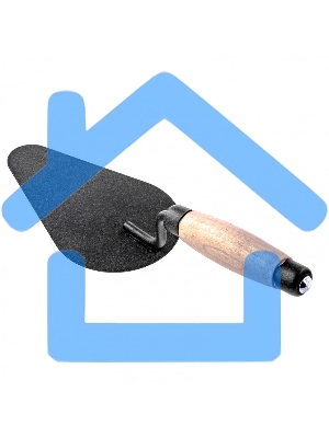 Кельма Россия печника стальная,деревянная усиленная ручка86222