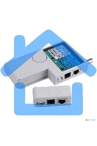 Тестер для витой пары ITK 4в1 RJ45/RJ11/BNC/USB с элем. пит.