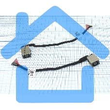 Разъем питания для ноутбука Dell Inspiron 15 7000, 7566, 7567 с кабелем