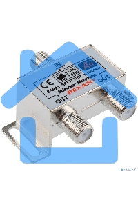 Делитель ТВ х 2 + 3шт. F 
