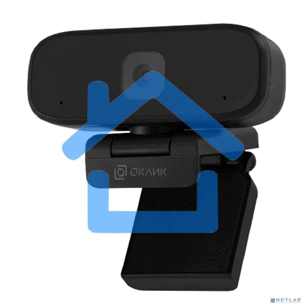 Камера Web Оклик OK-C015HD черный 1Mpix (1280x720) USB2.0 с микрофоном