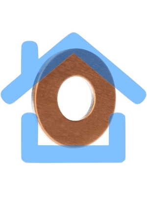 Шайба алюмомедная ШАМ 24/11 (в упак. 10 шт.) Rexant