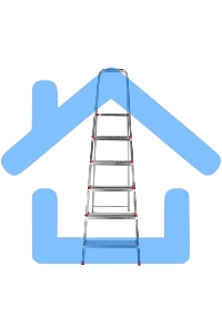 Стремянка металлическая 6 ступенек, усиленный профиль Rexant 12-5056