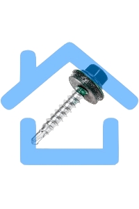 Саморез кровельный KRANZ 4,8х29, окрашенный RAL 6005, короб (250 шт/уп)