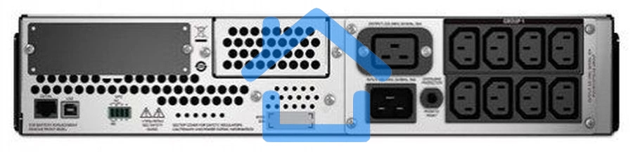 Источник бесперебойного питания APC Smart-UPS SMT2200RMI2UC 1000Вт 1500ВА черный