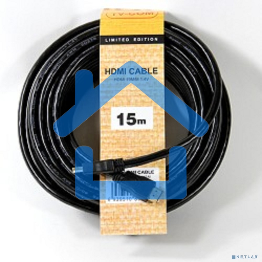 Кабель цифровой TV-COM HDMI19M to HDMI19M, V1.4+3D, 15m <CG150S-15M>