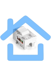 Модуль-вставка Keystone Jack RJ-45 ExeGate KJ-8P8C-U-C6-90-110 (Кат.6, неэкранированная, 90 градусов, IDC 110)